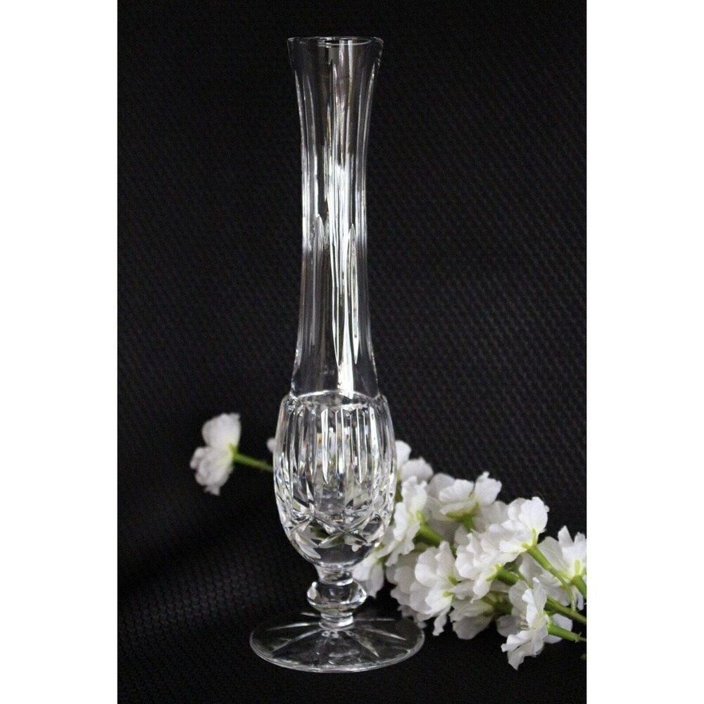 Waterford Lismore Floral Bud Vase Ireland Crystal